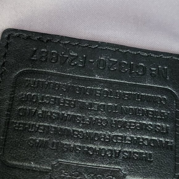 Euc Coach Ashely Black Siaffiano Leather Handbag Purse - Picture 14 of 14